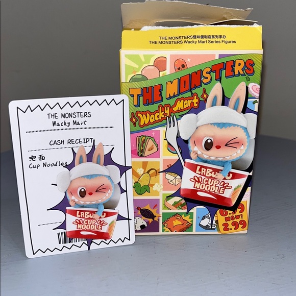 POP MART Other - *Confirmed* The Monsters Wacky Mart Series Figure - Cup Noodles